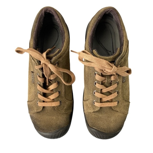 Keen 1011445 Women's Reisen Lace Cascade Brown Oxford Lace Up Shoe Size 8 - Picture 1 of 8